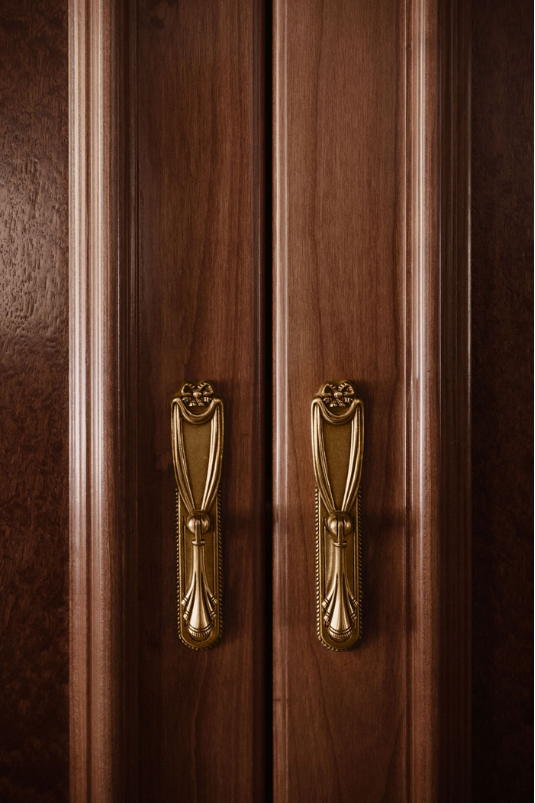 Brass door handles